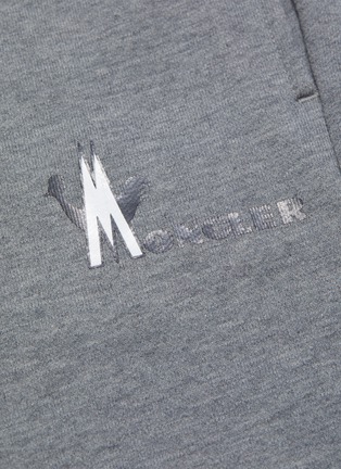  - MONCLER - Logo print jogging pants