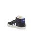 Detail View - Click To Enlarge - VEJA - 'Esplar Mid' shearling insole suede kids sneakers