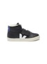 Main View - Click To Enlarge - VEJA - 'Esplar Mid' shearling insole suede kids sneakers