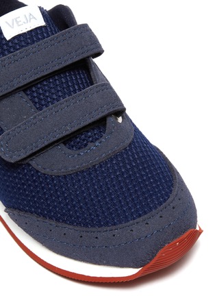 Detail View - Click To Enlarge - VEJA - 'Arcade' mesh patchwork suede toddler sneakers