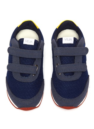 Figure View - Click To Enlarge - VEJA - 'Arcade' mesh patchwork suede toddler sneakers