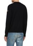Back View - Click To Enlarge - SAINT LAURENT - Logo patch cashmere sweater