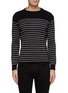 Main View - Click To Enlarge - SAINT LAURENT - Metallic stripe sweater