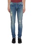 Main View - Click To Enlarge - SAINT LAURENT - Ripped skinny fit jeans