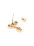 Detail View - Click To Enlarge - XIAO WANG - 'Gravity' diamond opal 14k yellow gold drop earrings