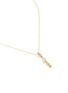 Detail View - Click To Enlarge - XIAO WANG - 'Gravity' diamond opal 14k yellow gold pendant necklace