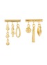 Main View - Click To Enlarge - W. BRITT - 'A New World' charm bar stud earrings