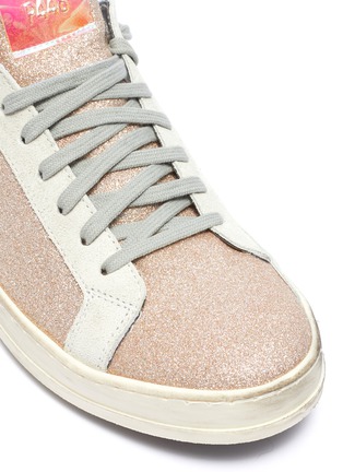 Detail View - Click To Enlarge - P448 - 'John' glitter sneakers