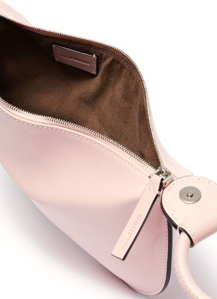 Detail View - Click To Enlarge - EMMA CHARLES - 'Lady Vera' ring handle mini leather dumpling bag