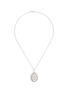 Main View - Click To Enlarge - BUCCELLATI - Tulle' diamond white gold filigree teardrop pendant necklace