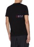 Back View - Click To Enlarge - MONCLER - Pixelated logo print T-shirt