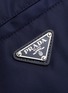  - PRADA - Logo plate nylon shorts