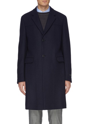 Main View - Click To Enlarge - PRADA - Virgin wool blend melton coat