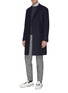 Figure View - Click To Enlarge - PRADA - Virgin wool blend melton coat