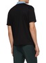 Back View - Click To Enlarge - PRADA - Contrast panel patchwork polo shirt