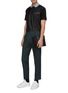 Figure View - Click To Enlarge - PRADA - Contrast panel patchwork polo shirt