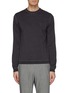 Main View - Click To Enlarge - PRADA - Logo embroidered virgin wool blend sweater