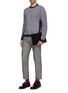 Figure View - Click To Enlarge - PRADA - Geometric intarsia virgin wool-cashmere sweater