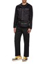 Figure View - Click To Enlarge - PRADA - Contrast panel patchwork hooded jacket