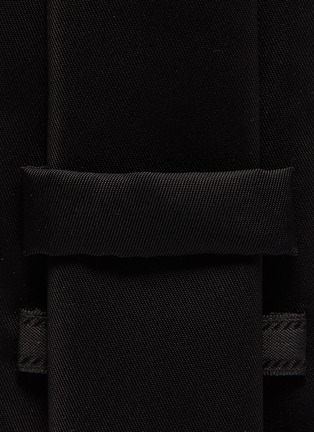 Detail View - Click To Enlarge - PRADA - Logo plate nylon tie