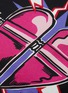  - PRADA - Embellished heart logo print bowling shirt