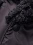  - PRADA - Shearling collar patch pocket cropped bomber jacket