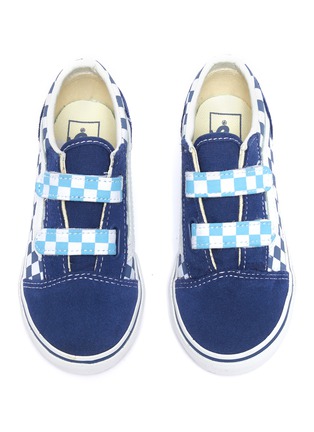 Figure View - Click To Enlarge - VANS - 'Old Skool V' checkerboard canvas toddler sneakers
