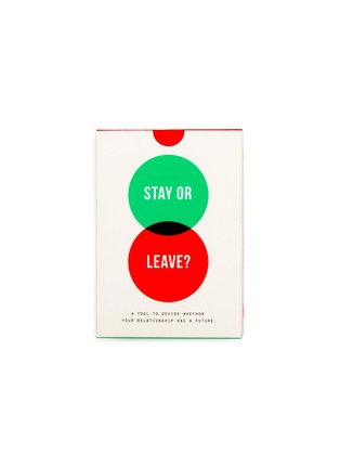 Main View - Click To Enlarge - THE SCHOOL OF LIFE - Stay or Leave? card game set