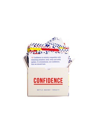 Detail View - Click To Enlarge - THE SCHOOL OF LIFE - Confidence prompt card set