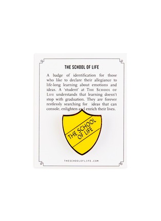 Detail View - Click To Enlarge - THE SCHOOL OF LIFE - The School of Life pin badge