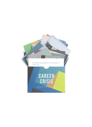 Detail View - Click To Enlarge - THE SCHOOL OF LIFE - Career Crisis prompt card set