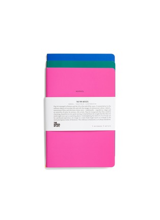 Main View - Click To Enlarge - THE SCHOOL OF LIFE - Pop Art notebook set