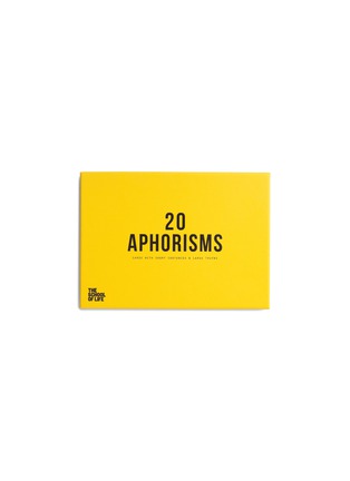Main View - Click To Enlarge - THE SCHOOL OF LIFE - 20 Aphorisms card set