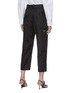 Back View - Click To Enlarge - PRADA - Cropped straight leg pants