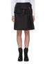 Main View - Click To Enlarge - PRADA - Detachable pouch panel pleated skirt