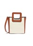 Main View - Click To Enlarge - STAUD - 'Shirley' mini leather handle canvas tote