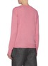 Back View - Click To Enlarge - PRADA - Cashmere boat neck sweater