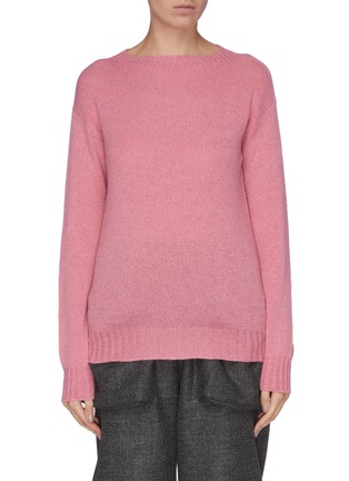 Main View - Click To Enlarge - PRADA - Cashmere boat neck sweater
