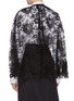 Back View - Click To Enlarge - PRADA - Chantilly lace cape