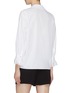 Back View - Click To Enlarge - MIU MIU - Scalloped broderie anglaise bib shirt