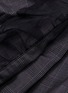 - MIU MIU - Ruffle lace trim drawstring pleated check plaid skirt