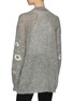 Back View - Click To Enlarge - MIU MIU - Sequin floral oversized cardigan