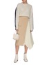 Figure View - Click To Enlarge - CHRIS RAN LIN - Oversized colorblock mohair knit jumper