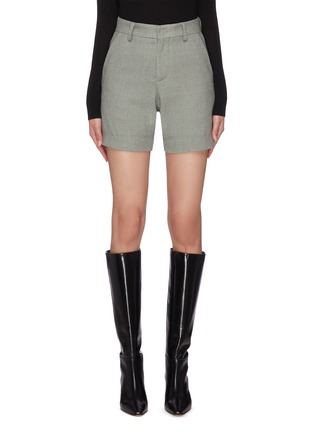 Main View - Click To Enlarge - CHRIS RAN LIN - High rise tailored shorts