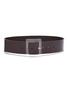 Main View - Click To Enlarge - TIBI - Acrylic buckle patent leather belt