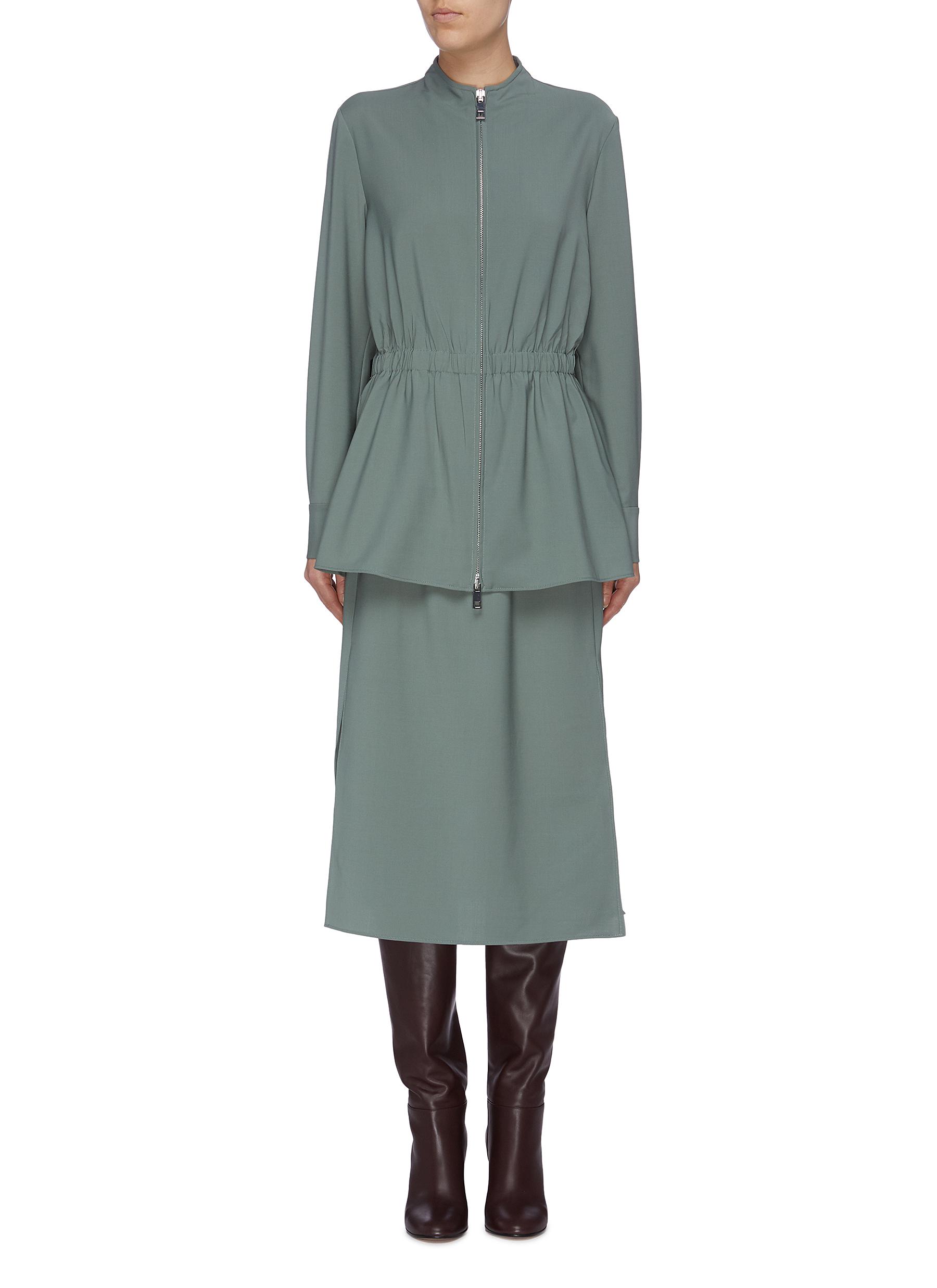 Layered ruched waist dress by Tibi | Coshio Online Shop