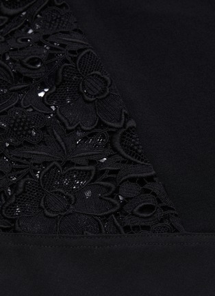 Detail View - Click To Enlarge - TIBI - Guipure lace panel dress
