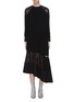 Main View - Click To Enlarge - TIBI - Guipure lace panel dress