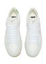 Detail View - Click To Enlarge - VEJA - 'V-12' leather panel B-mesh sneakers