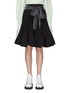Main View - Click To Enlarge - JW ANDERSON - Sash belted pleated flared skirt